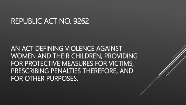 republic act 9262